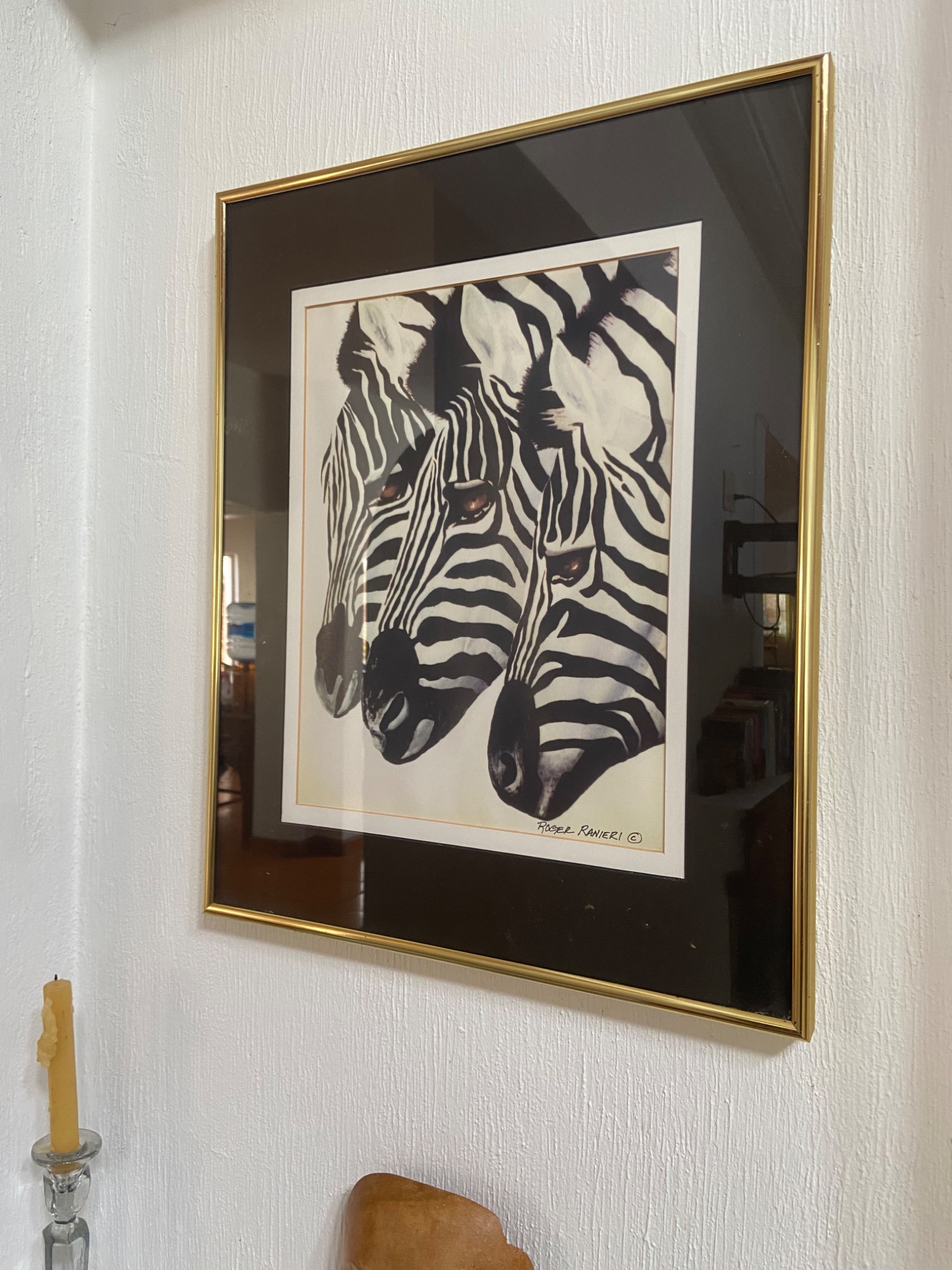 Casa Zebra zebra artwork